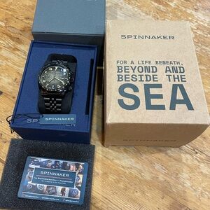 Spinnaker Hull Meca-Quartz California Chronograph All Black 100m